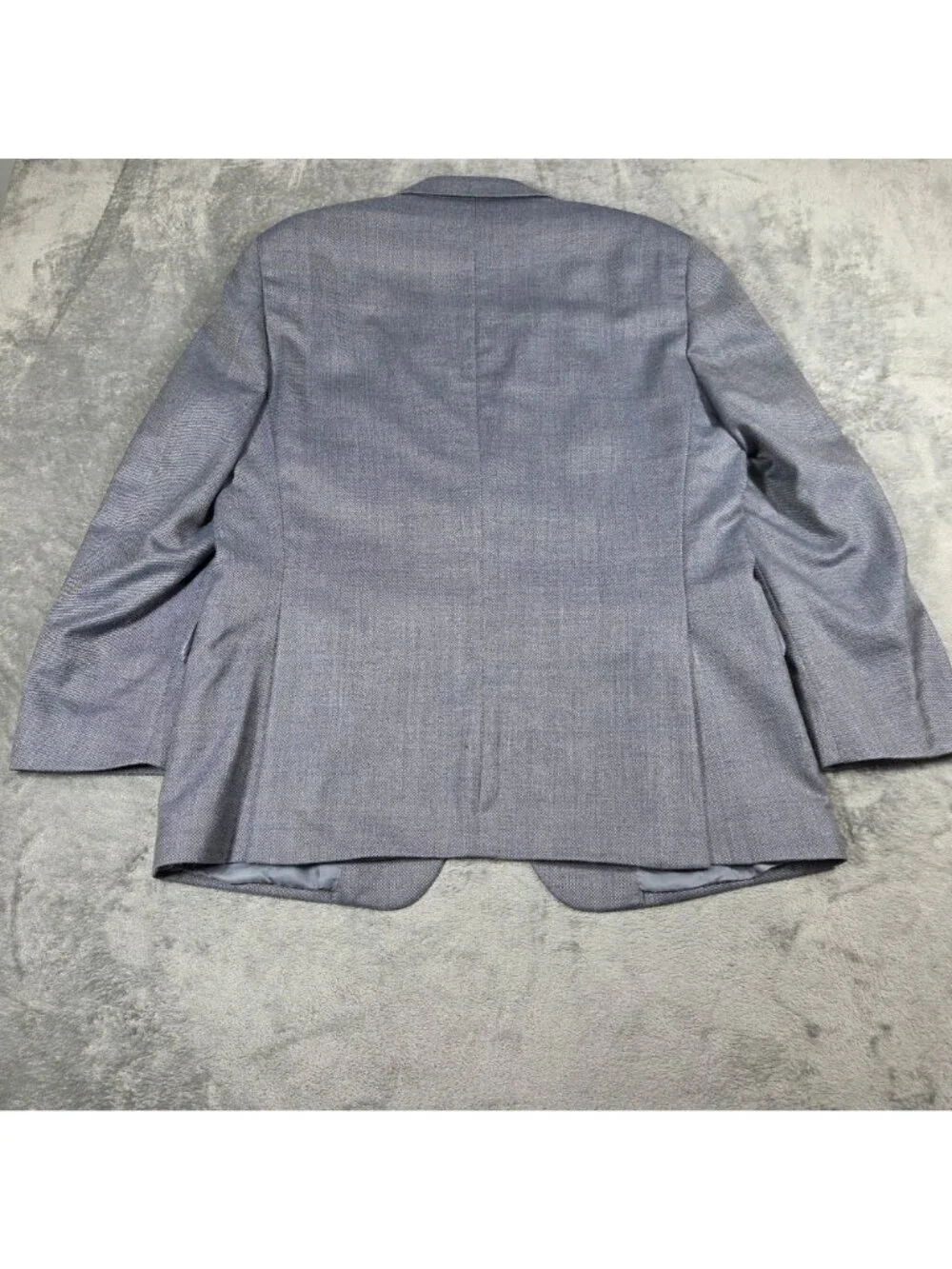 Jos A Bank Sport Coat 44R Blue Hopsack Signature Tailored Fit Blazer Jacket
